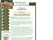 Tablet Screenshot of maplerockfarm.com